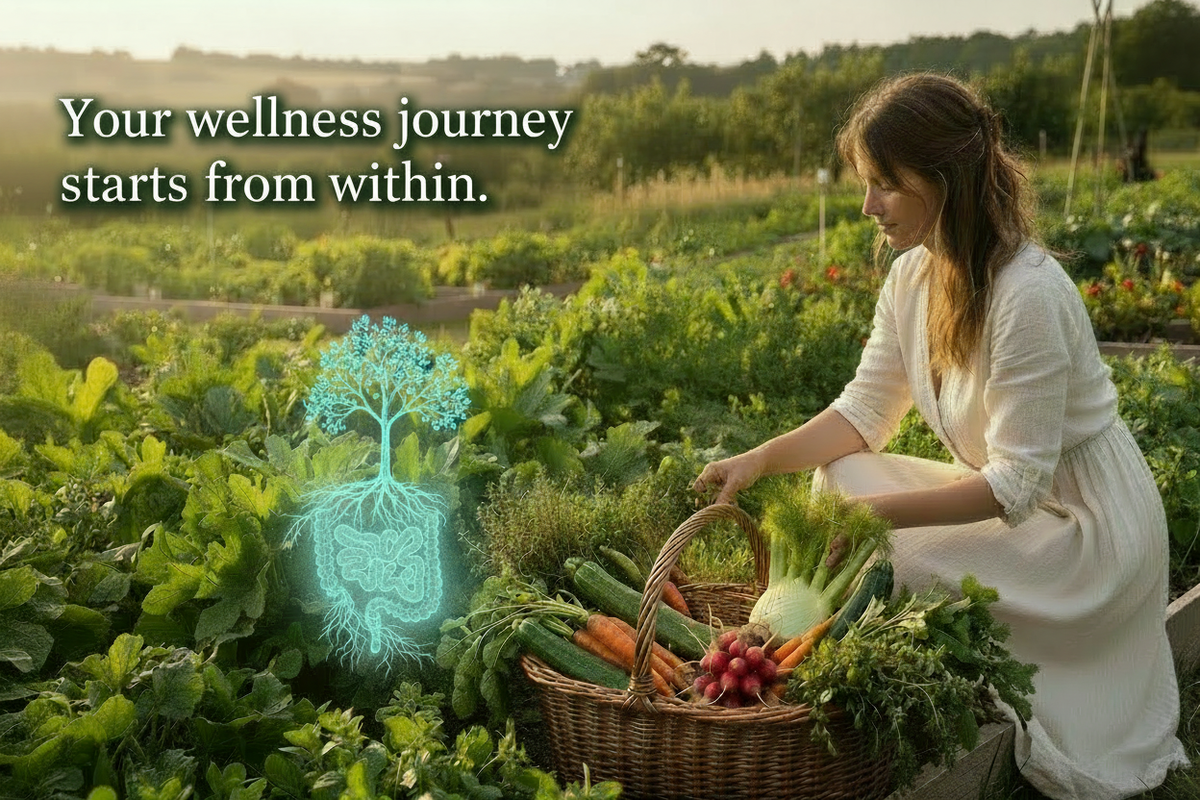Salintus Health garden and gut health wellness image